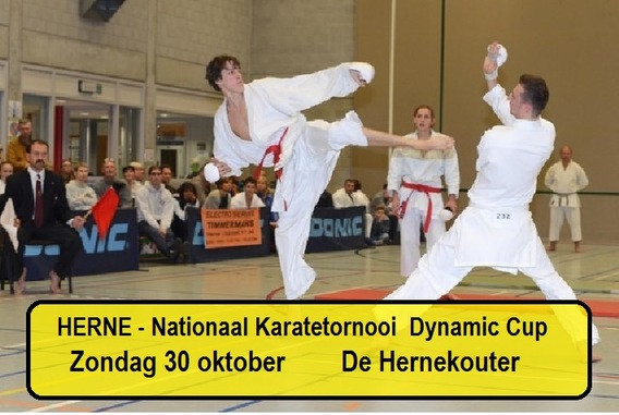 Nationaal Karatetornooi Dynamic Cup in HERNE - Editiepajot