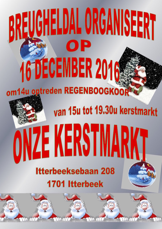 DILBEEK - Kerstmarkt in het Seniorencentrum Breigheldal in Itterbeek - Editiepajot