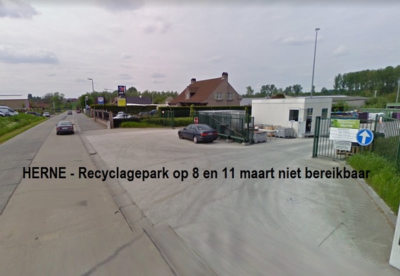 Recyclagepark_niet_bereikbaar