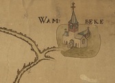 Kaart_1850_wambeek_kapittel_anderlecht_knip_kerk_nieuwsbrief