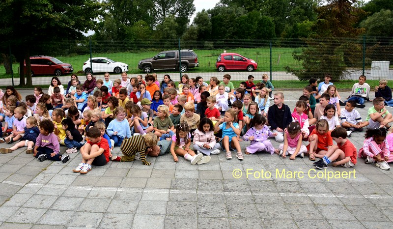 Kinderen op de speelplaats