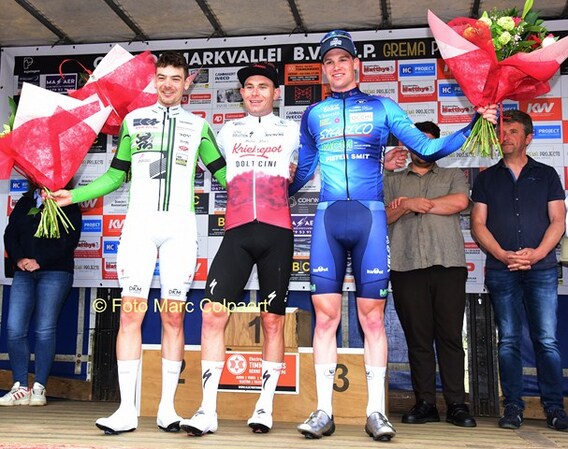 Het podium. Foto Marc Colpaert