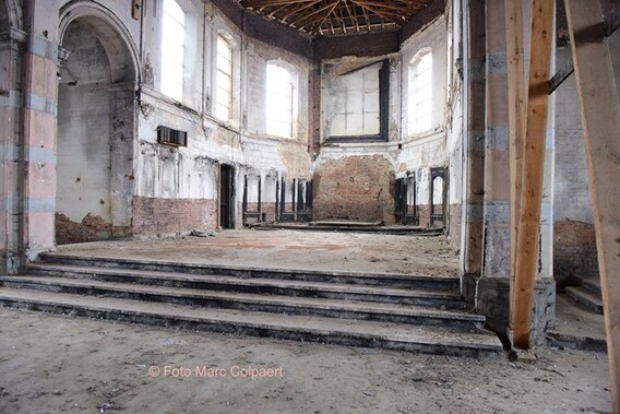 Binnenkant kerk in 2021.- Foto Marc Colpaert