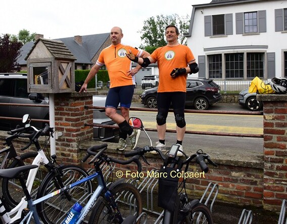 Thierry en Stefaan gaven eerst nog wat info.- Foto Marc Colpaert