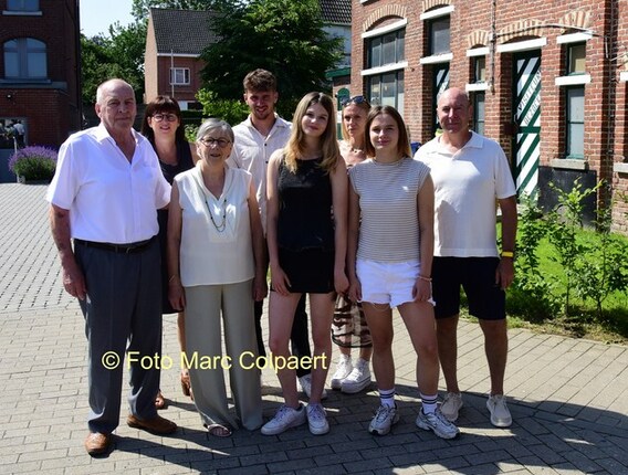 De familie De Waele.- Foto Marc Colpaert