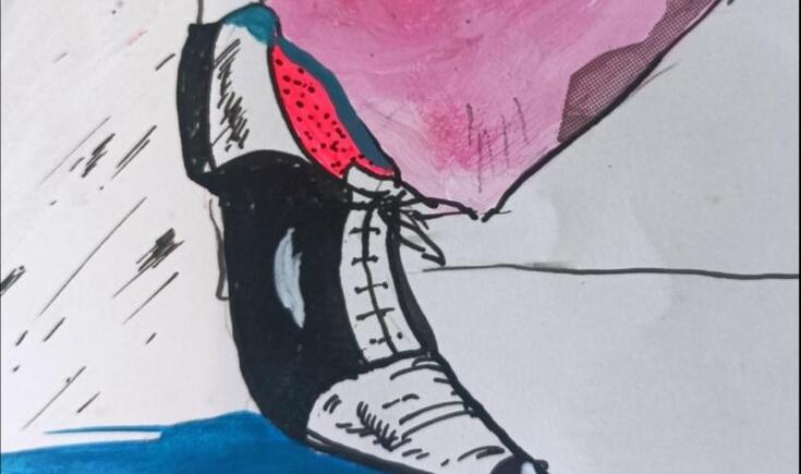 Dancing shoes voor fuif lapwerk