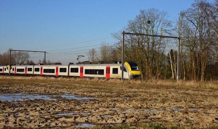 Problemen met de trein op zondagavond.- Foto Marc Colpaert