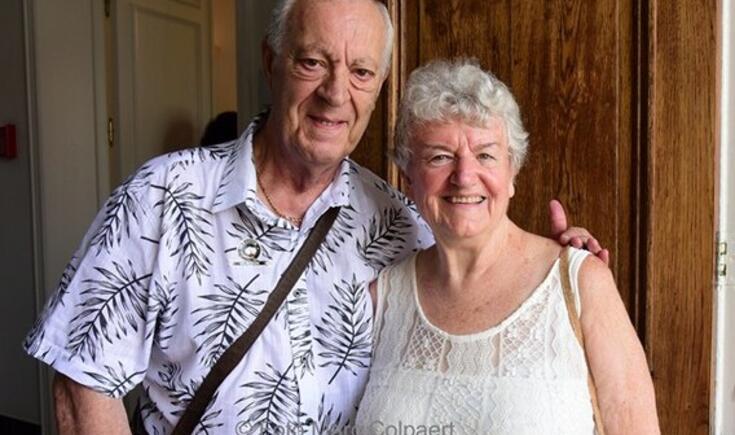 Robert en Bernadette een gouden paar.- Foto Marc Colpaert