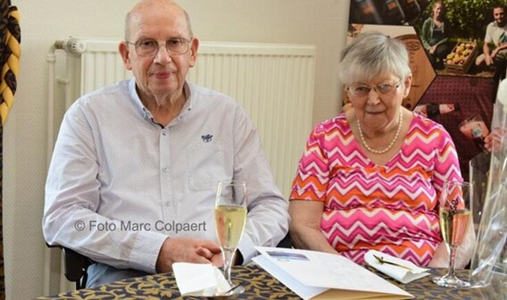 Daniel en Nadine een gouden paar.- Foto Marc Colpaert