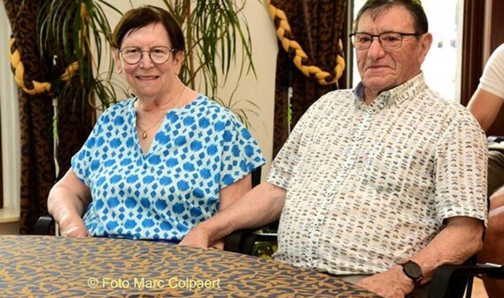 Willy en zijn Marie Jeanne een gouden koppel- Foto marc Colpaert