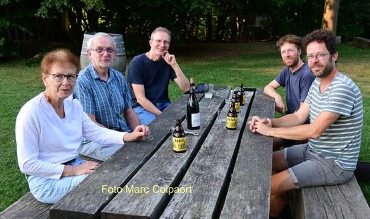 Leden van Natuurpunt in Paddenbroek.- Foto Marc Colpaert