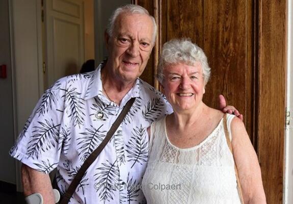 Robert en Bernadette een gouden paar.- Foto Marc Colpaert