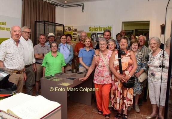 Bezoek in het museum.- Foto Marc Colpaert