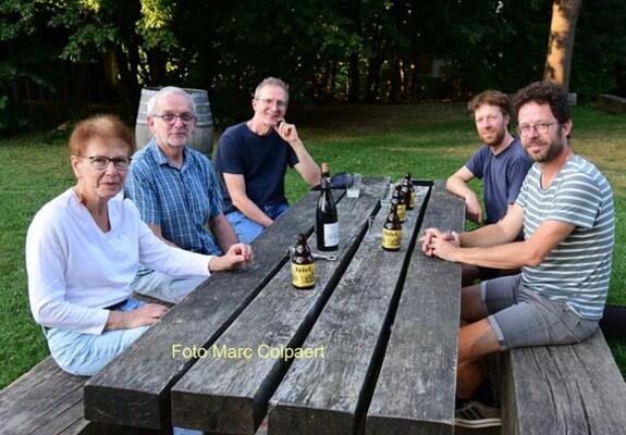 Leden van Natuurpunt in Paddenbroek.- Foto Marc Colpaert